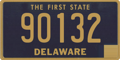 DE license plate 90132