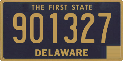 DE license plate 901327