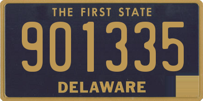 DE license plate 901335