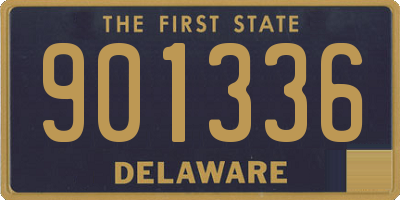 DE license plate 901336