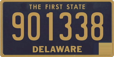 DE license plate 901338