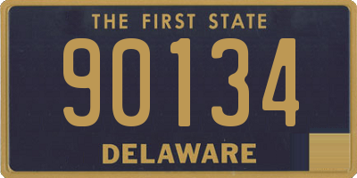 DE license plate 90134