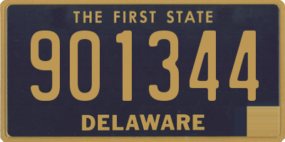 DE license plate 901344