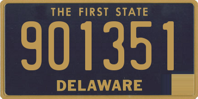 DE license plate 901351