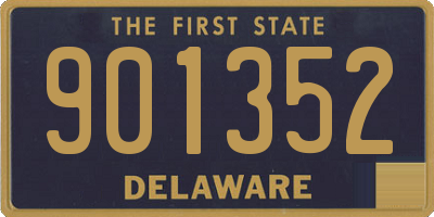 DE license plate 901352