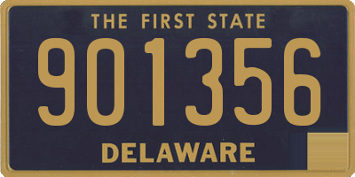 DE license plate 901356