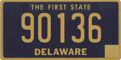 DE license plate 90136