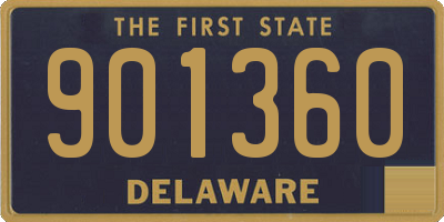 DE license plate 901360