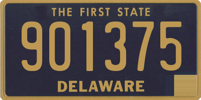 DE license plate 901375