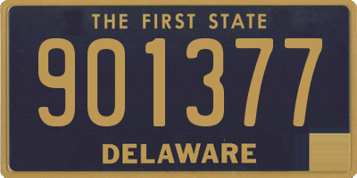 DE license plate 901377