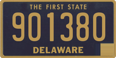 DE license plate 901380