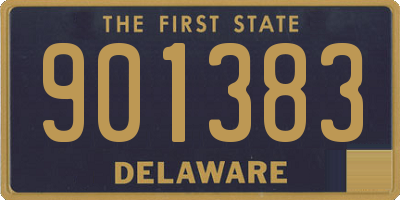 DE license plate 901383