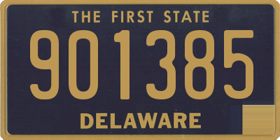 DE license plate 901385