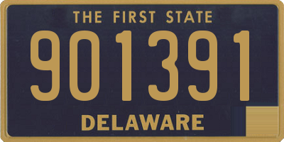 DE license plate 901391