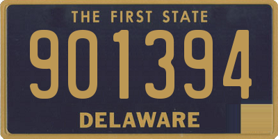 DE license plate 901394