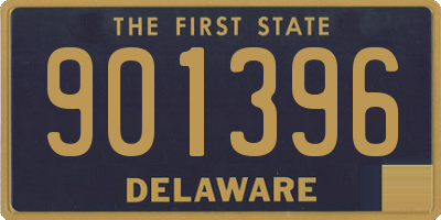 DE license plate 901396