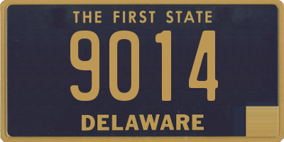 DE license plate 9014