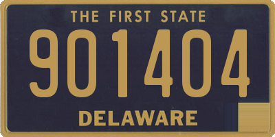 DE license plate 901404