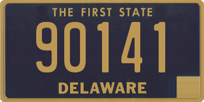 DE license plate 90141