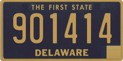 DE license plate 901414