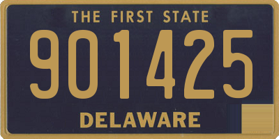 DE license plate 901425