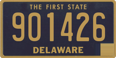 DE license plate 901426