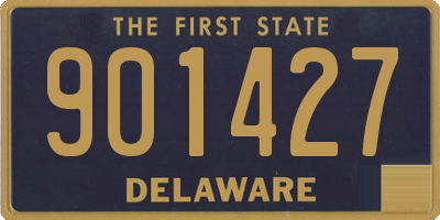 DE license plate 901427