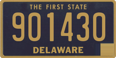 DE license plate 901430