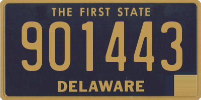 DE license plate 901443