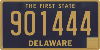 DE license plate 901444