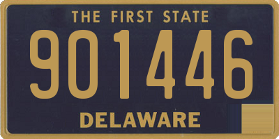 DE license plate 901446