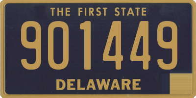 DE license plate 901449