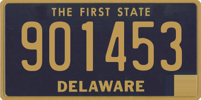 DE license plate 901453