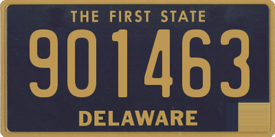 DE license plate 901463