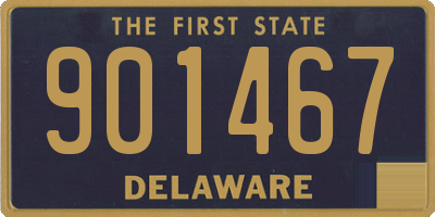 DE license plate 901467