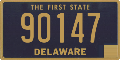 DE license plate 90147