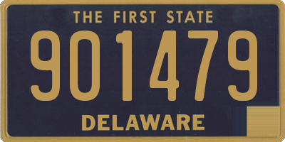 DE license plate 901479