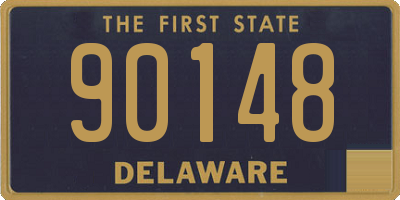 DE license plate 90148