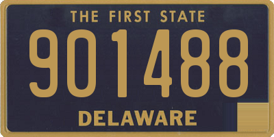 DE license plate 901488