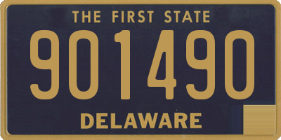 DE license plate 901490