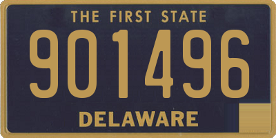 DE license plate 901496