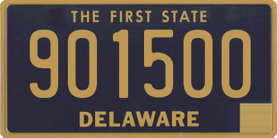 DE license plate 901500