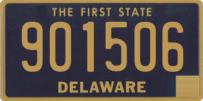 DE license plate 901506