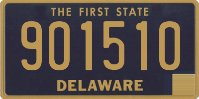 DE license plate 901510