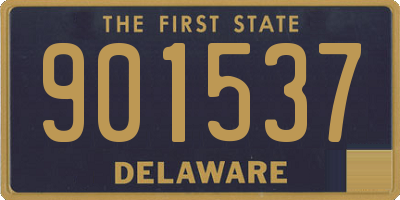 DE license plate 901537