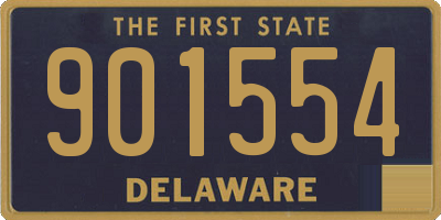 DE license plate 901554