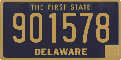 DE license plate 901578