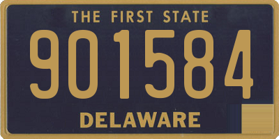 DE license plate 901584