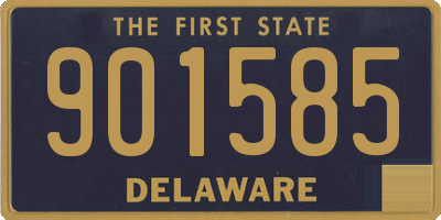 DE license plate 901585