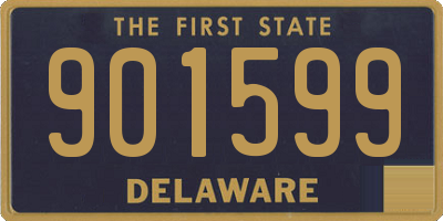 DE license plate 901599